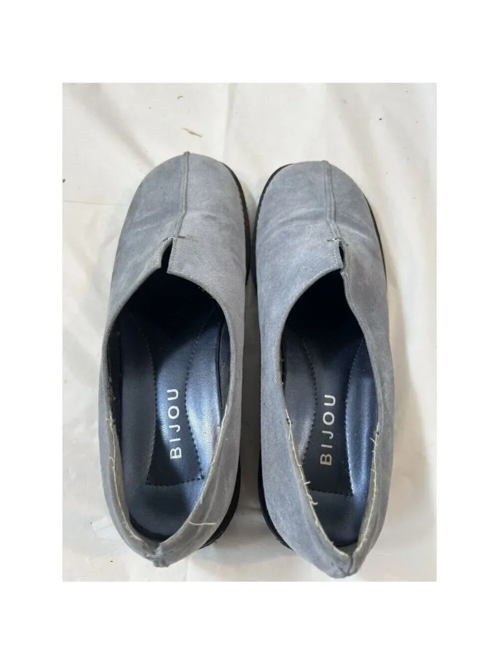 Bijou suede Slip on shoe loafer size 6 M